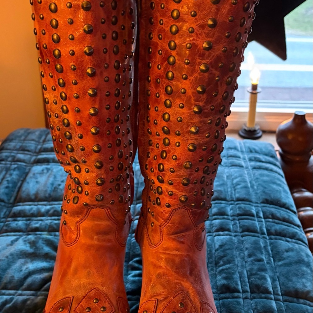 Corral Studded Leather Boots
